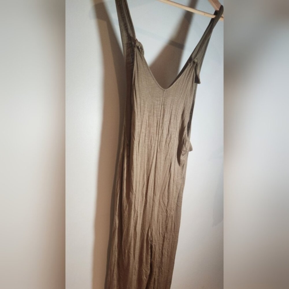 Joe Small Green Jumpsuit Pants Top‎ Lightweight